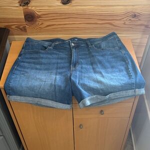 Old Navy Dark Blue Jean Shorts